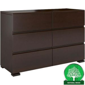  Komoda Drewniana Sosnowa 6s Skandica Vestre Palisander 
