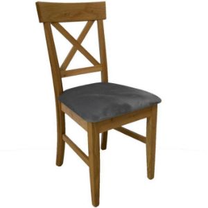 Obrazek Krzesło Kr-01 Dąb Sękaty Tk. Popiel Ar-11046