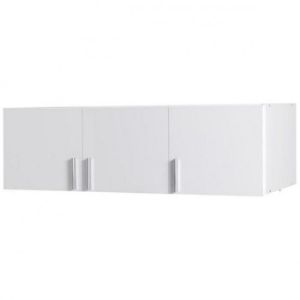 Obrazek Nadstawka szafy Snow 04A 136 cm biały połysk/biały alpejski