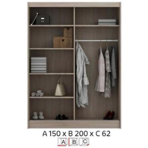 Obrazek Szafa Asturia 150 cm biała
