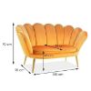 Obrazek Sofa Tristan Bluvel 68/złote