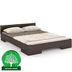 Łóżko drewniane bukowe Skandica Spectrum niskie 180x200 palisander
