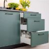 Obrazek Szafka Kuchenna Emily D60PC S/2 ZASL zielona mat