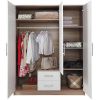 Obrazek Szafa Smart SRl2 150 cm dąb sonoma/biały