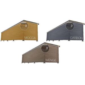 Obrazek Osłona balkonowa 90cm/500cm grafit