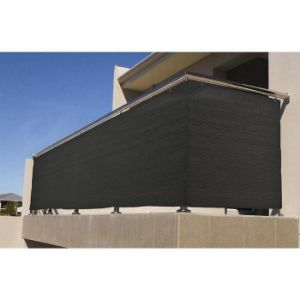 Obrazek Osłona balkonowa 90cm/500cm grafit