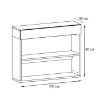 Obrazek Półka Easy TYP08 wotan/biały 