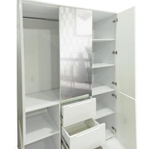 Obrazek Szafa Hill H 5D3S biały połysk