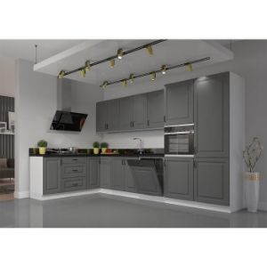 Obrazek Front kuchenny Stilo dustgrey/biały 570x596