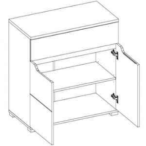 Obrazek Komoda Vincent E 2D1S