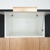 Obrazek Szafka kuchenna Denis d40 pl czarny mat/biały 
