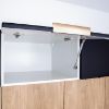 Obrazek Szafka kuchenna Denis d40 pl czarny mat/biały 