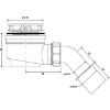 Obrazek Syfon brodzikowy HC252570B
