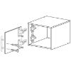 Obrazek Nadstawka szafy Smart SRN5 50 cm dąb sonoma/biały