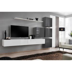 Obrazek Szafka RTV Wisząca Switch SW2 Biały 