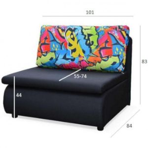 Obrazek Sofa Kubuś Sawana 14 + Grafity 2