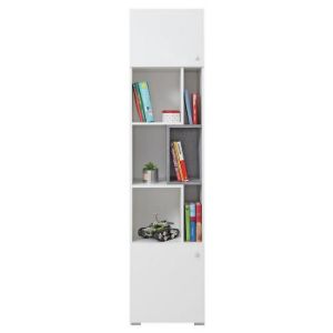 Obrazek Regał Sigma Si6 Biały Lux/Beton