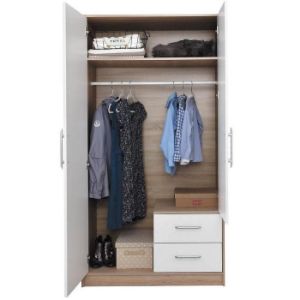 Obrazek Szafa Smart SR3 100 cm dąb sonoma/biały
