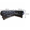 Obrazek Narożnik bez funkcji spania Grizzly Antique M600 22-23 prawostronny