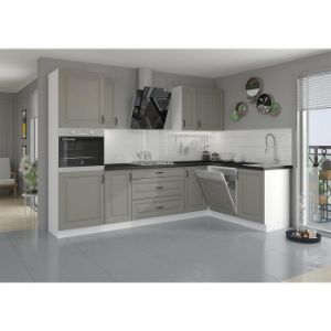 Obrazek Kuchnia Stilo claygrey/biały 260 bez blatu