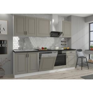 Obrazek Kuchnia Stilo claygrey/biały 260 bez blatu