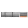 Obrazek Brama Sandra 4m/1,5m ZN RAL7016