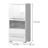 Obrazek Witryna Piano V60-1KS1F/PN-70/KA/70 crystal white
