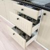Obrazek Szafka Kuchenna Irma W60/68 Slim Pl Z Okapem Czarnym Co