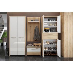 Obrazek Szafa 4d2s Gala V42 Pacific Walnut/Beige