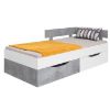 Obrazek Łóżko Sigma Si15 Biały Lux/Beton