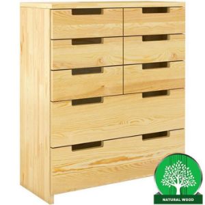  Komoda Drewniana Sosnowa 8s Skandica Spectrum Naturalny 