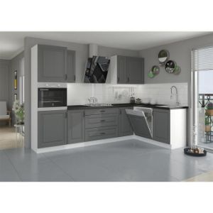Obrazek Szafka kuchenna Stilo dustgrey/biały 50d 1f 1s bb