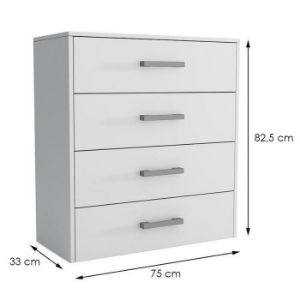 Obrazek  Komoda Scala 4S Biała 