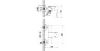 Obrazek Bateria natryskowa ścienna Atena CB33176C
