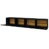 Obrazek Szafka RTV 2kl Ava 40 czarny onyx/wotan