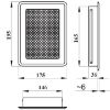 Obrazek Kratka K2-Ml-B Ramka Biała 175x195
