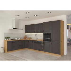 Obrazek Szafka kuchenna STILO grafit mat/artisan 60d 3s bb