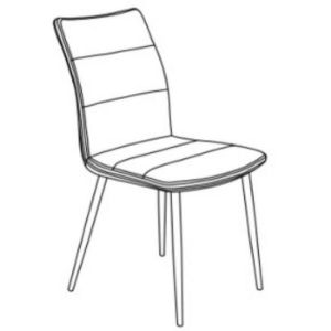 Obrazek Krzesło Caroline – Yy 19 Grey 