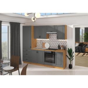 Obrazek Kuchnia Stilo dustgrey/artisan 260 bez blatu