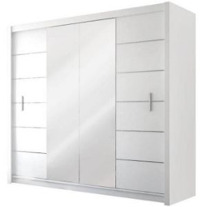 Obrazek Szafa Lizbona 2 203 cm biały/lustro