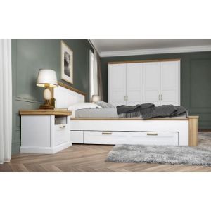 Obrazek Szafa 6d Tara p6/ta white/pacific walnut