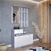 Obrazek Garderoba Vegas Beton/Biały