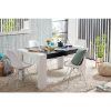 Obrazek Stół Cremona TS 155x90 biały/czarny 11008805