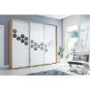 Obrazek Szafa Wanda A23 250 Plaster Miodu Craft Złoty/Biały