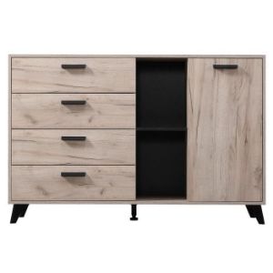 Obrazek Komoda Umbria 3K4F szary dąb 11008659