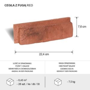 Obrazek Kamień Gipsowy Cegła z Fugą