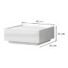 Obrazek Ława Piano KLS-2F-70/KA/70 crystal white