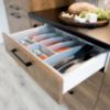 Obrazek Szafka Kuchenna Bono W60/68 Slim Pl z okapem czarnym