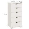 Obrazek Komoda Duerto 5F 45 biała 11008310