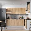 Obrazek Szafka Kuchenna Bono W60/68 Slim Pl Z Okapem Czarnym